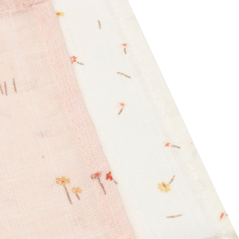 Jollein - Mouth Cloth Muslin 31x31cm - Pretty Picnic - 3 Pack - Mabel & Fox