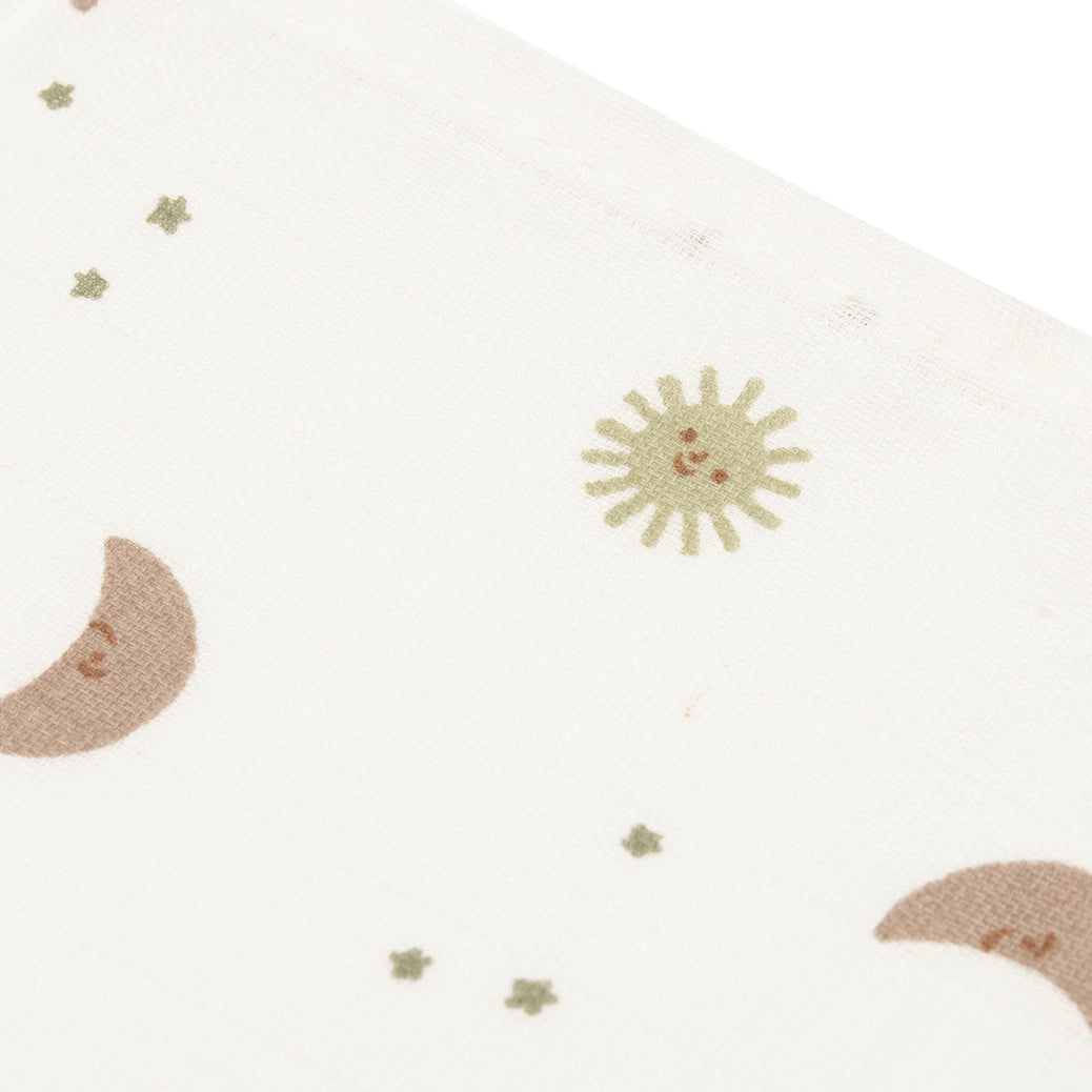 Jollein – Muslin Mouth Cloths 31 x 31cm – Over the Moon (3 Pack)