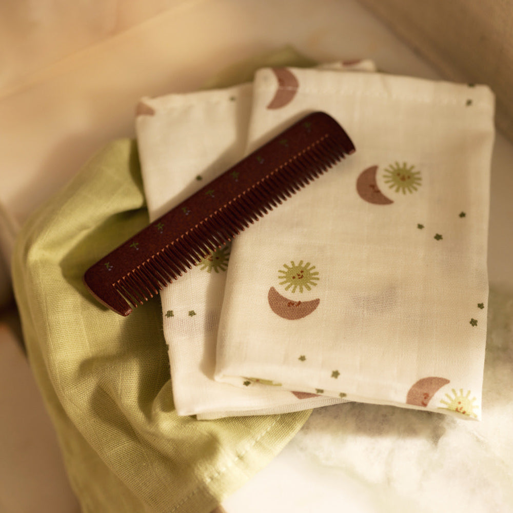 Jollein – Muslin Mouth Cloths 31 x 31cm – Over the Moon (3 Pack)