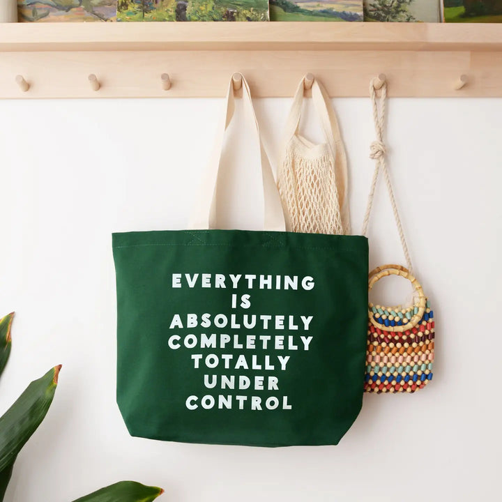 Alphabet Bags - Everything is under control -Forest Green