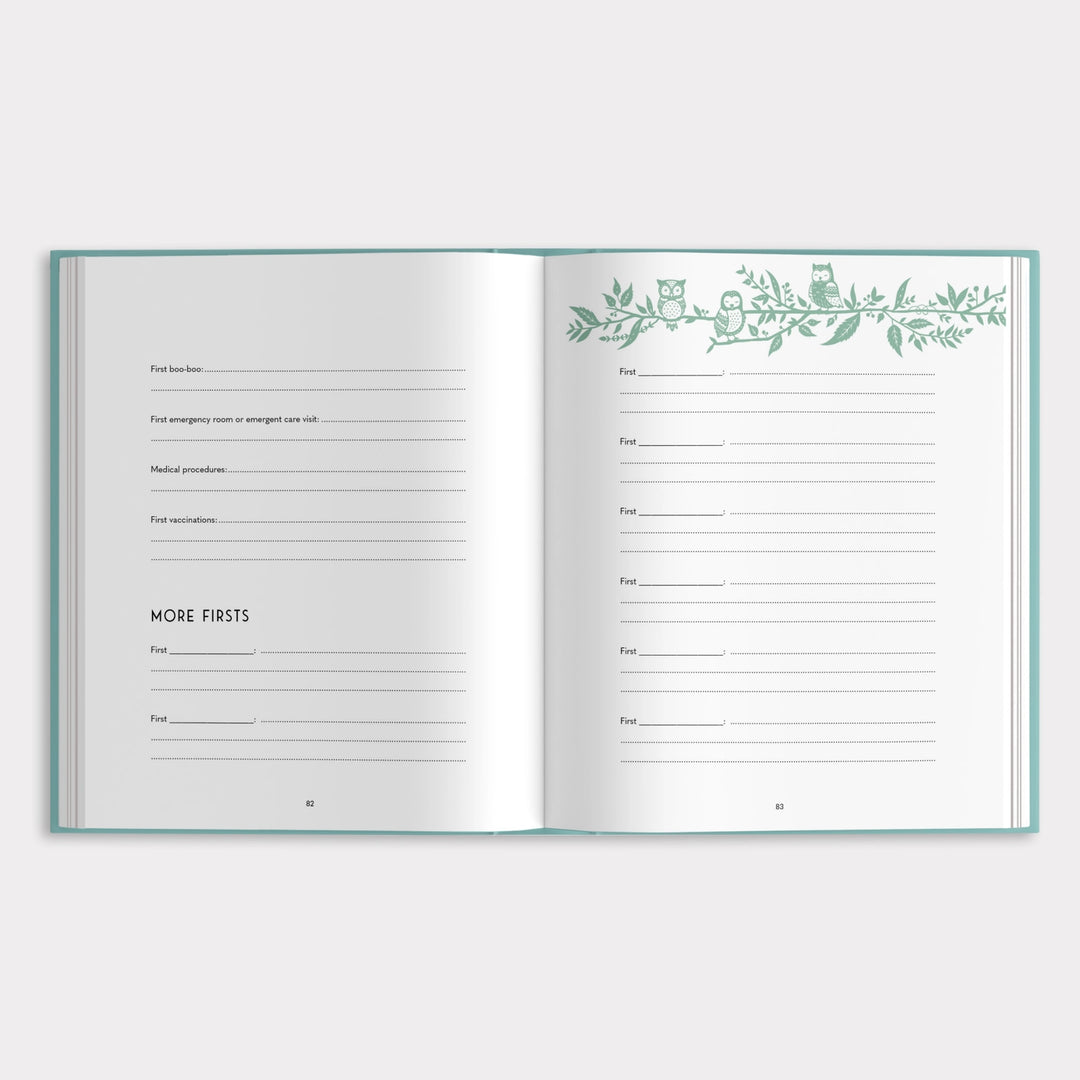 Paige Tate & Co. - My Baby's Book: A Keepsake Memory Book For Parents - Mabel & Fox