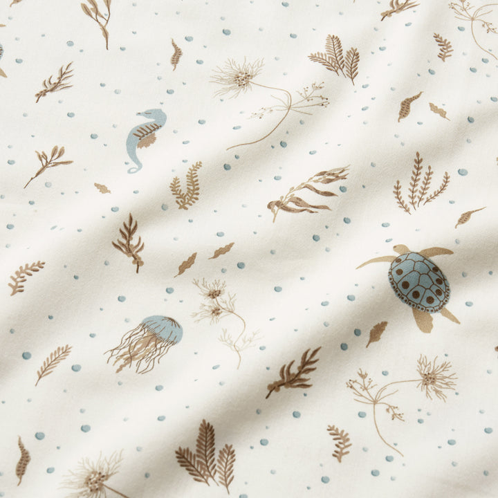 Cam Cam Copenhagen - Jersey Swaddle - Sea Garden - Mabel & Fox