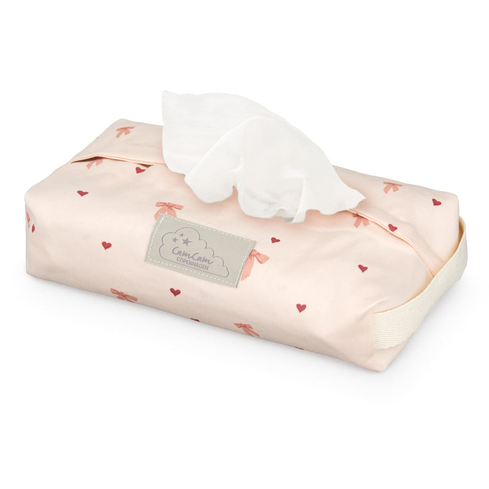 Cam Cam Copenhagen – Wet Wipe Cover – Bows (GOTS) - Mabel & Fox