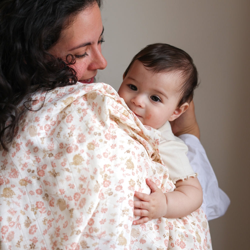 Cam Cam Copenhagen - Muslin Cloth, Printed - GOTS - Augusta (2 Pack) - Mabel & Fox