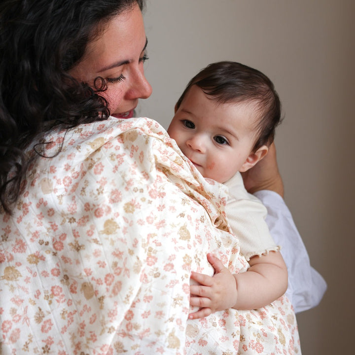 Cam Cam Copenhagen - Muslin Cloth, Printed - GOTS - Augusta (2 Pack) - Mabel & Fox