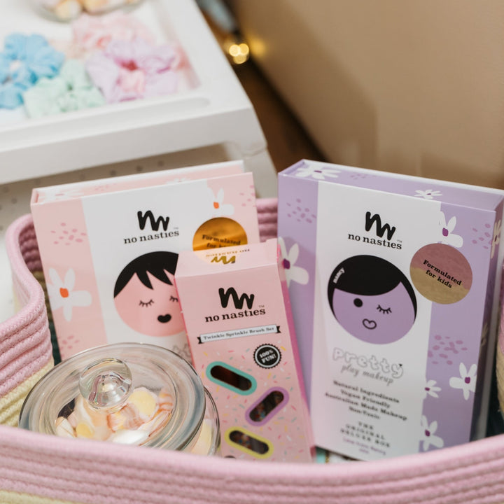 No Nasties – Kids Makeup Palette & Lip Gloss – Nala Pink