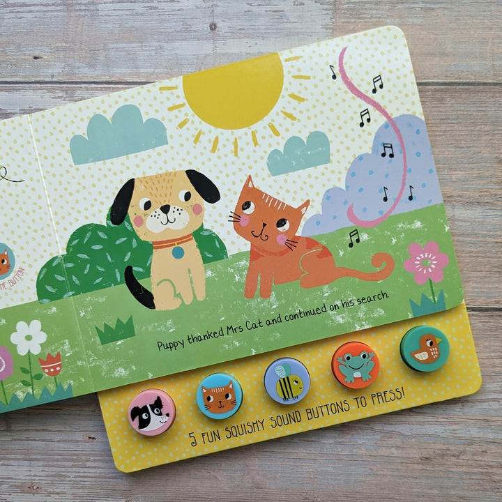 What Did Puppy Hear? Press and Play Sound Book