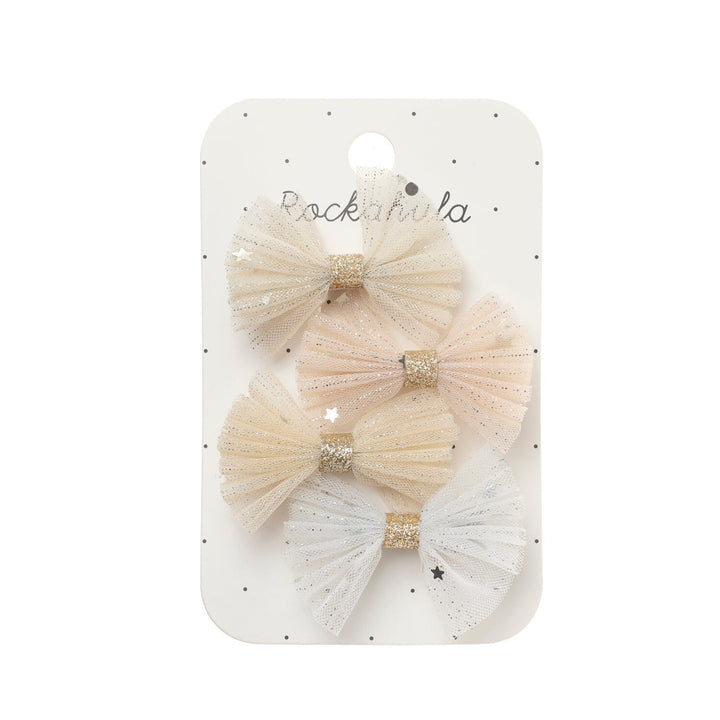 Rockahula - Shimmer Tulle Mini Bow Clips