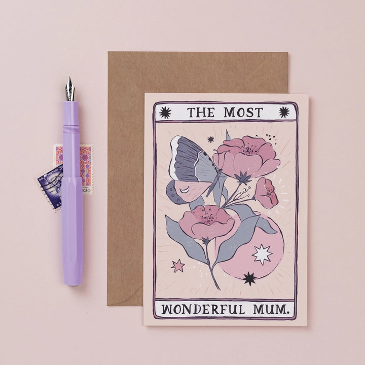 Sister Paper Co. - Mum Card - Tarot Flower Mum Card