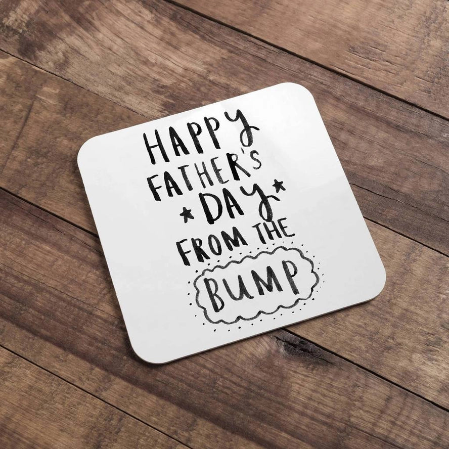 Ellie Ellie - Coaster - Happy Father's Day from the Bump