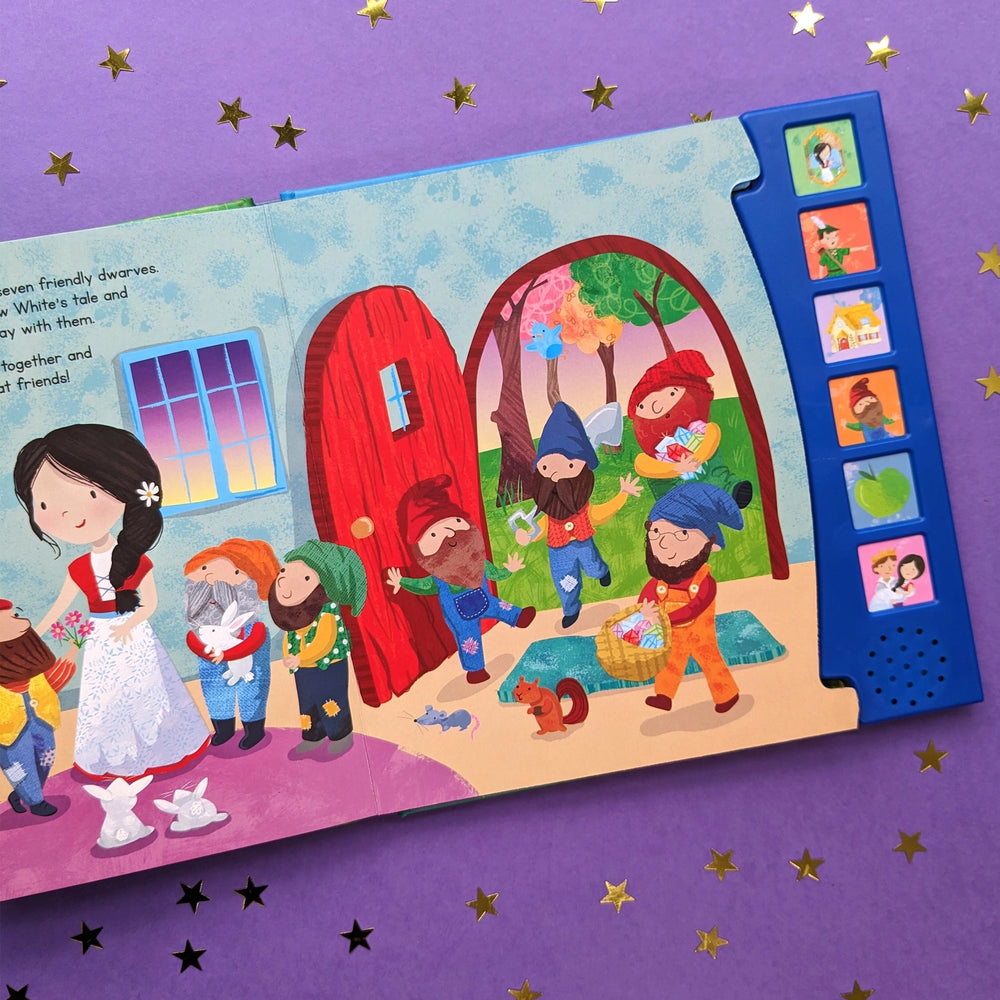 6 Button Sound Book - Snow White and the Seven Dwarfs Fairy Tale - Mabel & Fox
