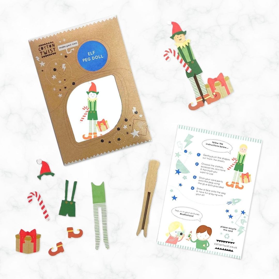 Cotton Twist - Make Your Own Elf Peg Doll