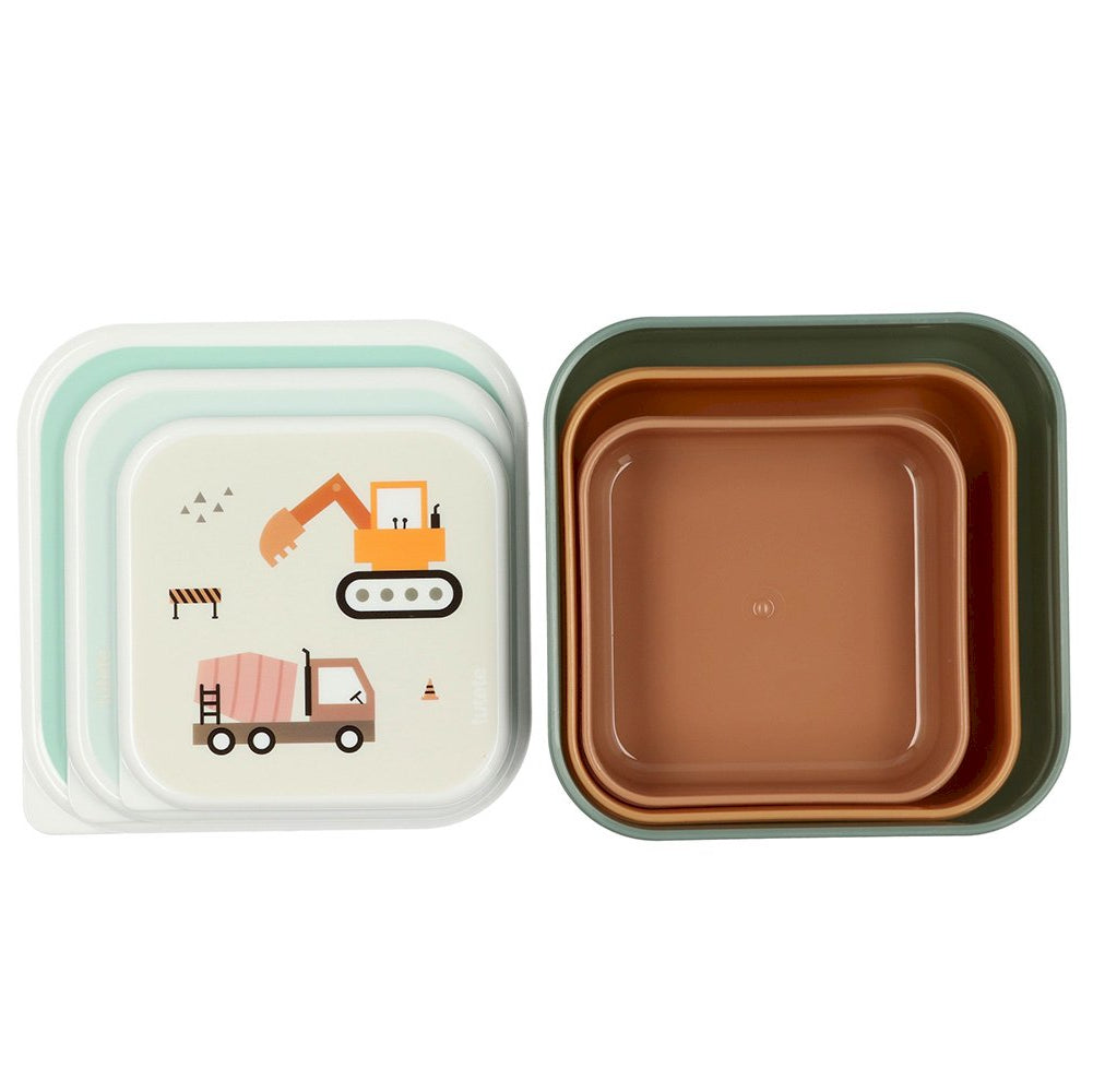 Tutete - Lunch Box Set - Trucks (3 Pack) - Mabel & Fox