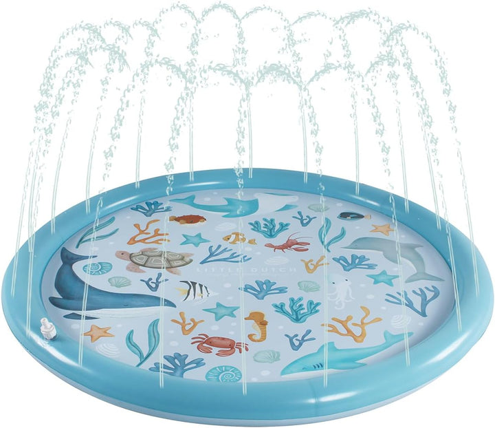 Little Dutch - Sprinkler Mat - Ocean Dreams Blue - Mabel & Fox