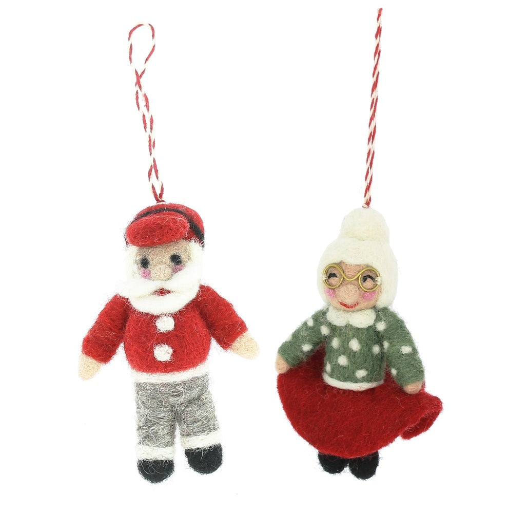 Fiona Walker - Christmas Decoration - Mr & Mrs Christmas - Mabel & Fox