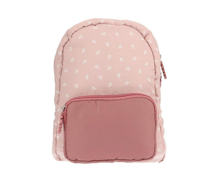 Tutete - Children's Padded Backpack - Leaves Pink