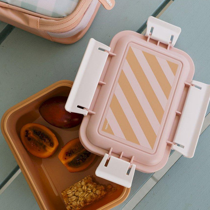 Tutete - Bento Lunch Box - Pink Stripes