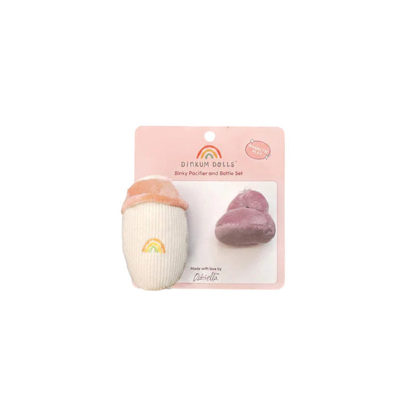 Dinkum Dolls – Binky Magnetic Bottle & Pacifier Set