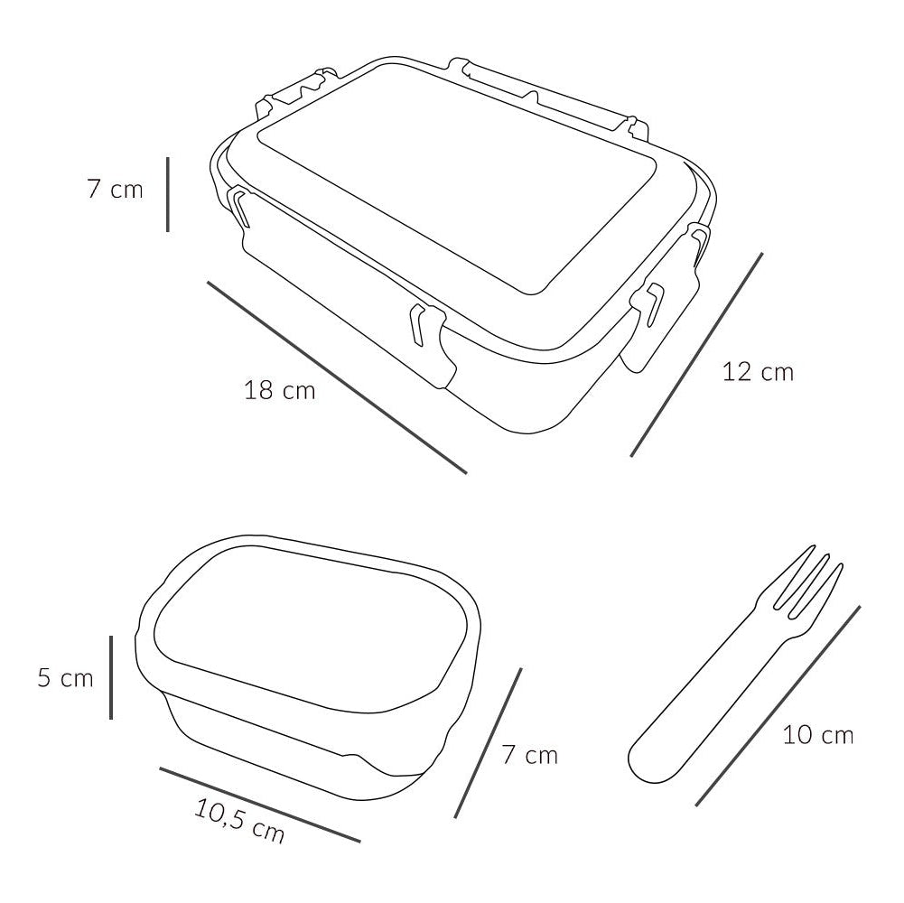 Tutete - Bento Lunch Box - City Cars - Mabel & Fox