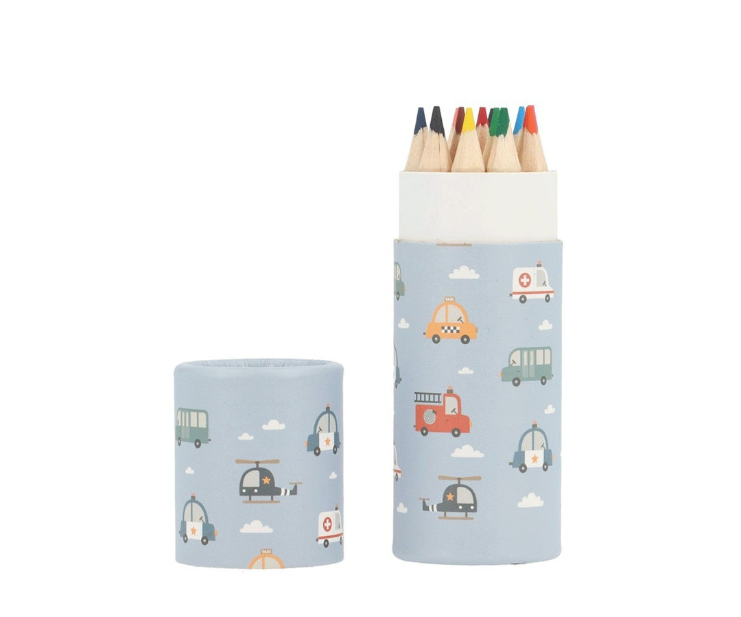 Tutete - Tube 12 Pencils - City Cars