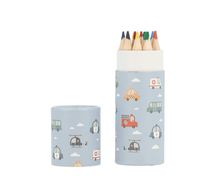 Tutete - Tube 12 Pencils - City Cars