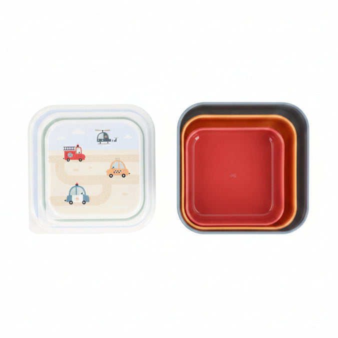 Tutete - Lunch Box Set - City Cars (3 Pack) - Mabel & Fox