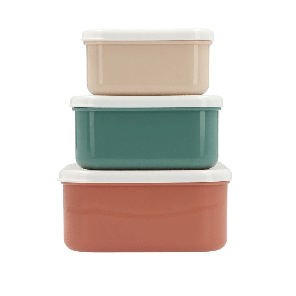 Tutete - Lunch Box Set - Geometric Nature (3 Pack) - Mabel & Fox