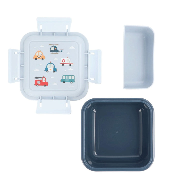 Tutete – Large Lunch Box – City Cars - Mabel & Fox