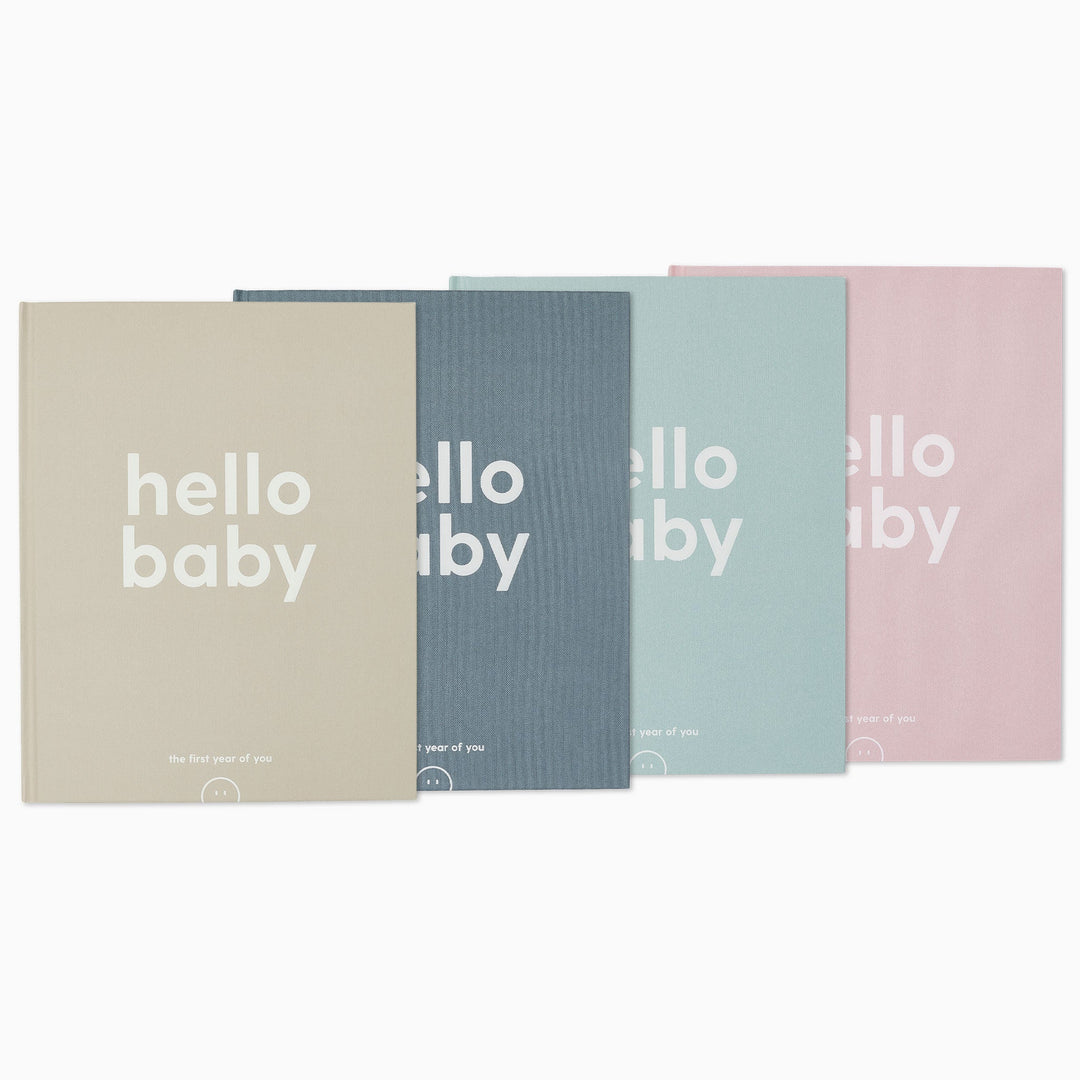 Baby Mori - Hello Baby Book- Blush