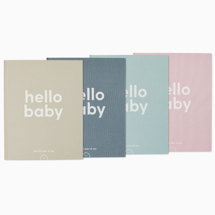 Baby Mori - Hello Baby Book- Grey