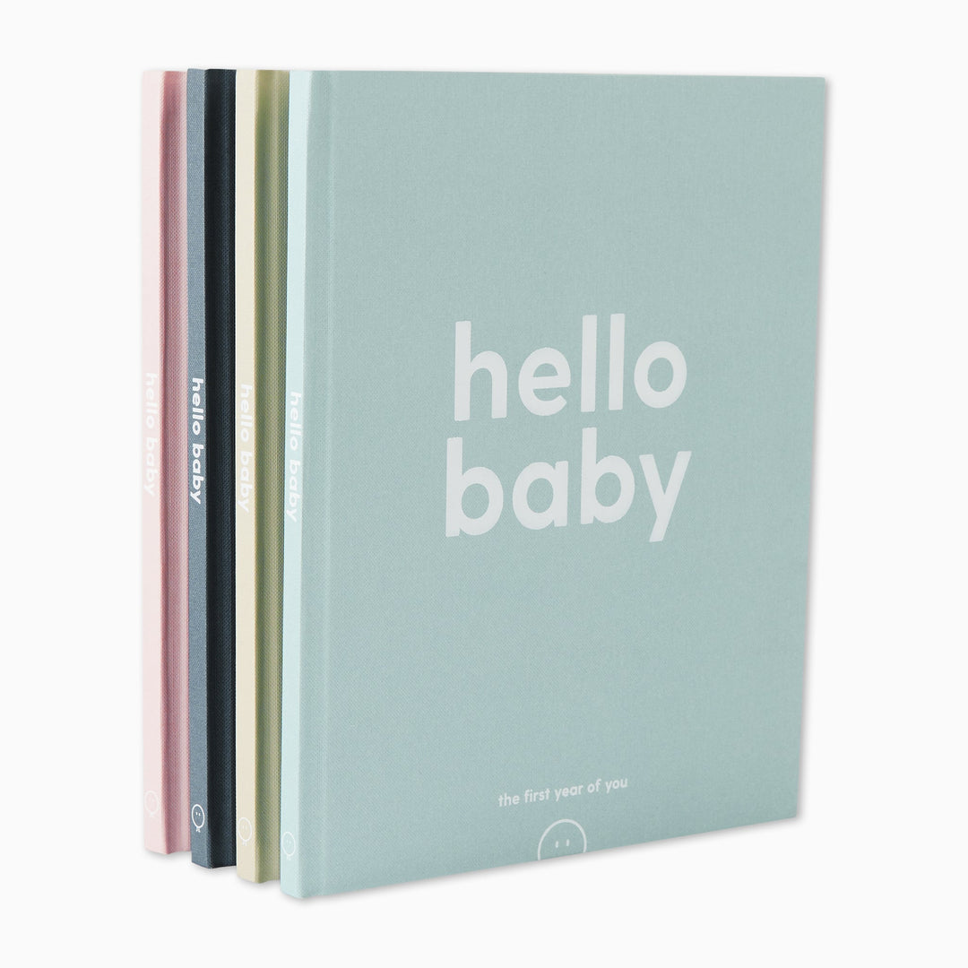 Baby Mori - Hello Baby Book - Mint