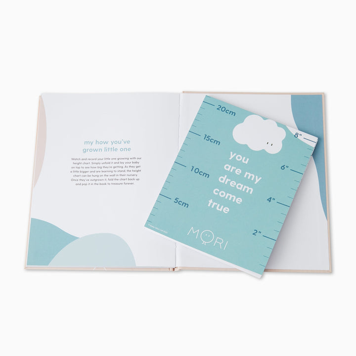 Baby Mori - Hello Baby Book- Blue