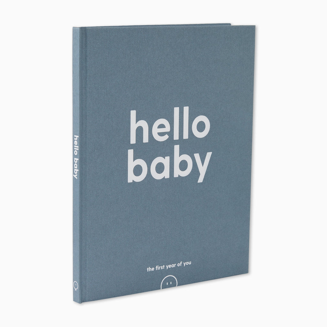 Baby Mori - Hello Baby Book- Blue