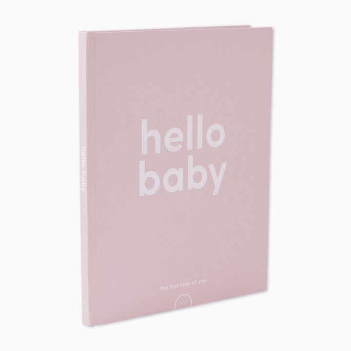 Baby Mori - Hello Baby Book- Blush
