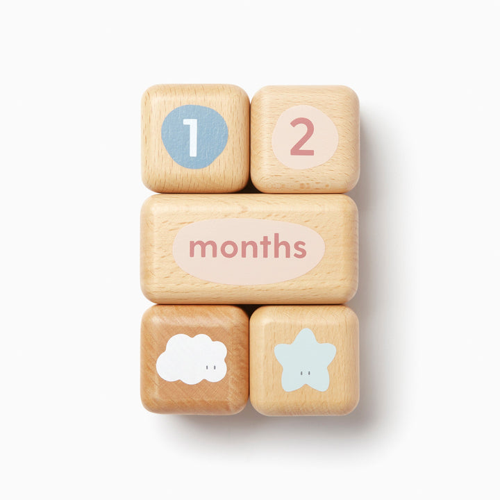 Baby Mori -Milestone Blocks- Wooden