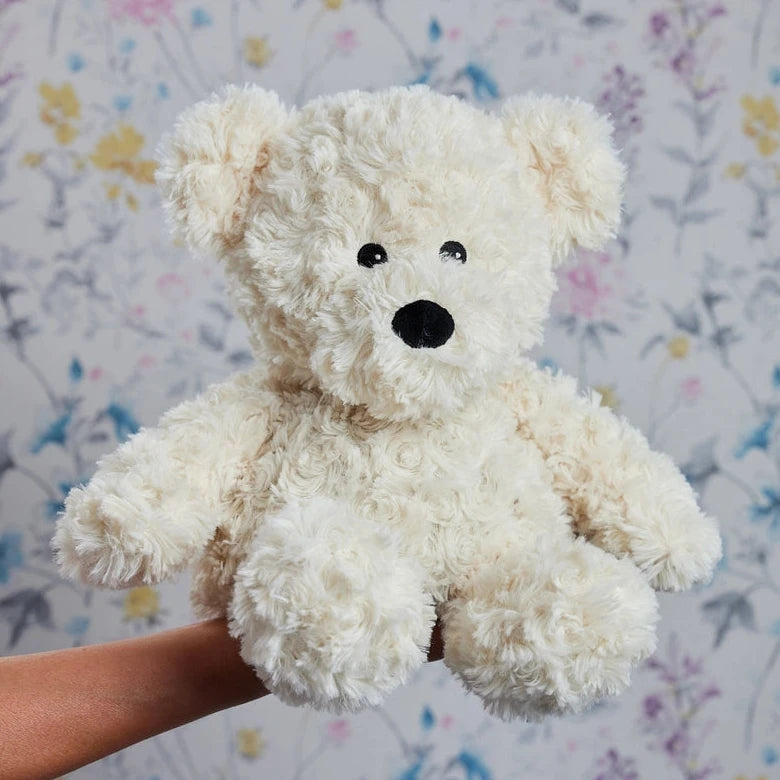 Warmies - Cream Curly Bear - Mabel & Fox