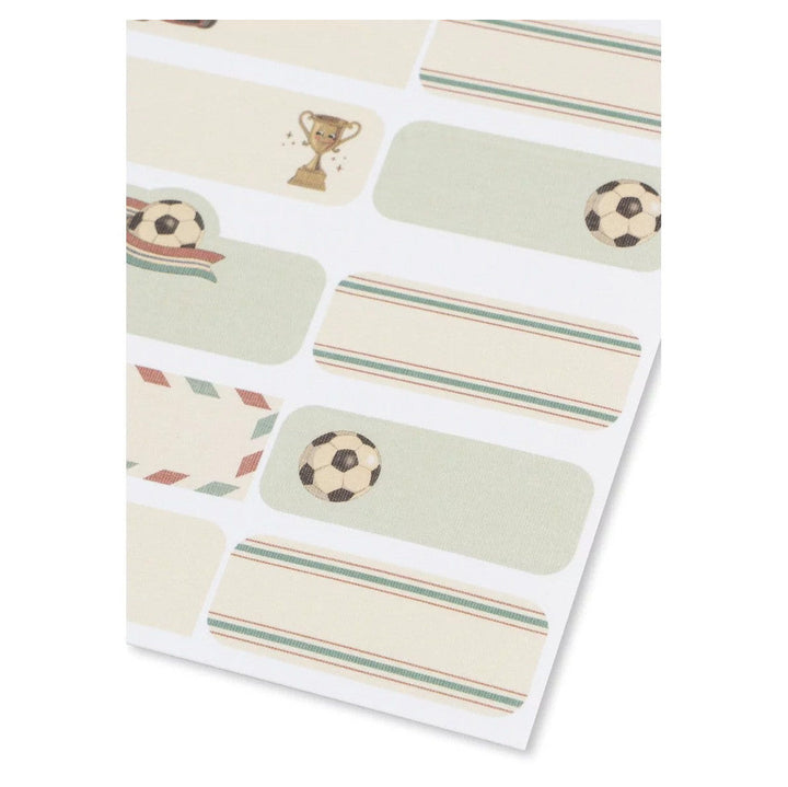 Konges Slojd – Name Stickers 60 pcs – Kick It