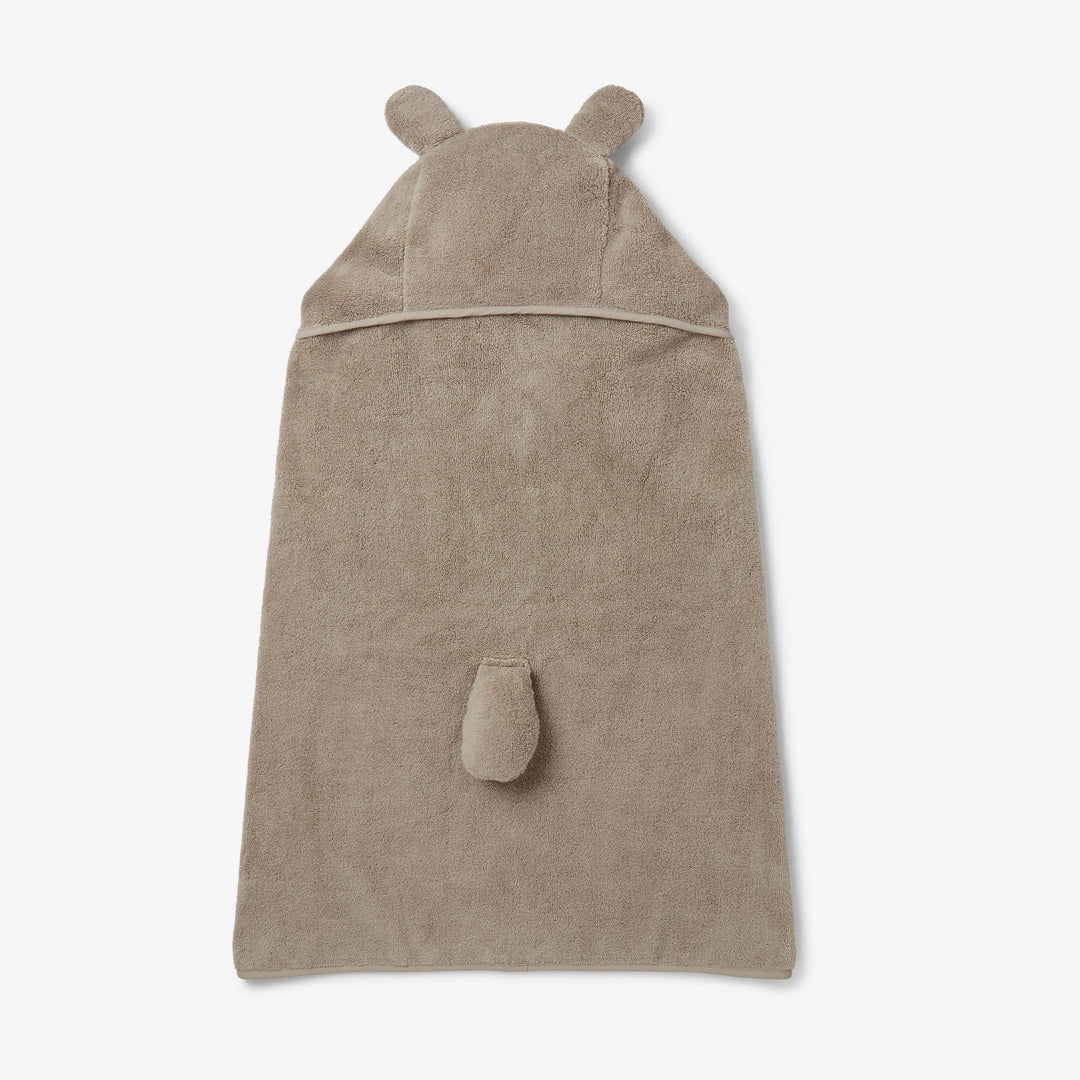 Baby Mori- Hooded Baby Bath Towel-Bear Taupe