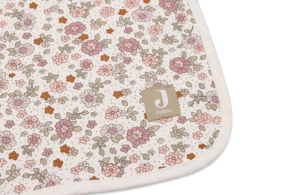 Jollein - Cradle Blanket - Jersey - Retro Flowers