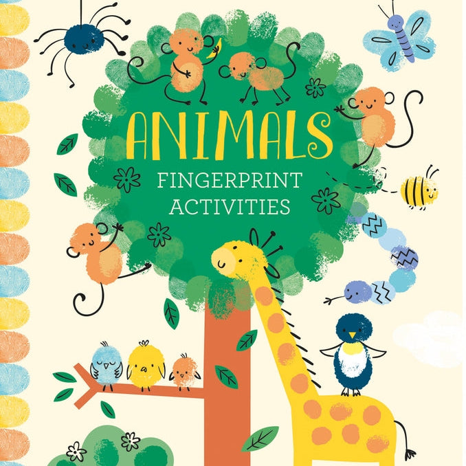 Animals Fingerprint Activities Book – Creative Activity Book - Mabel & Fox