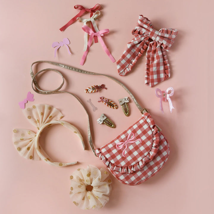 Rockahula – Hair Clips – Scalloped Bow Tie (3 Pack) - Mabel & Fox