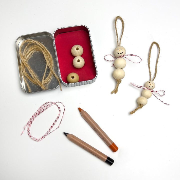 Cotton Twist - Make Your Own Christmas Snowman Decorations