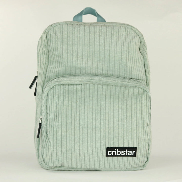 Cribstar - Corduroy Kids Backpack - Dusty Mint