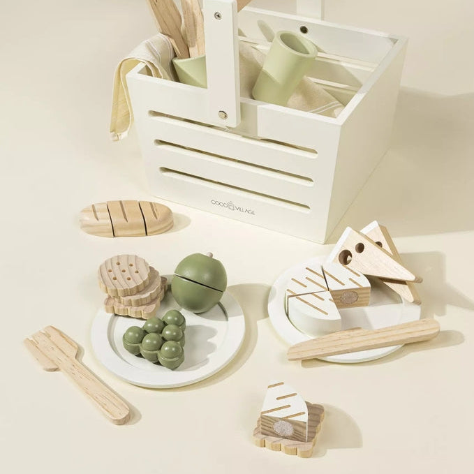 Coco Village - Wooden Picnic Playset and Accessories