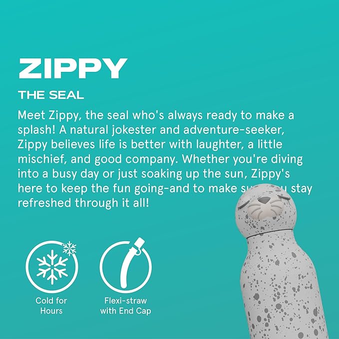Asobu - Bestie Water Bottle - Zippy Seal