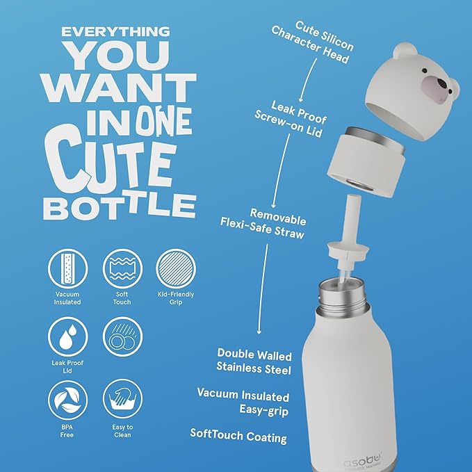 Asobu - Bestie Water Bottle - Chillington Polar Bear