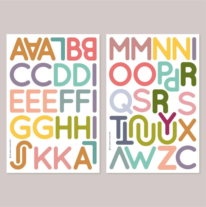 Ma Cabane À Rêves - Magnetic Alaphabet -  Large Capital Letters