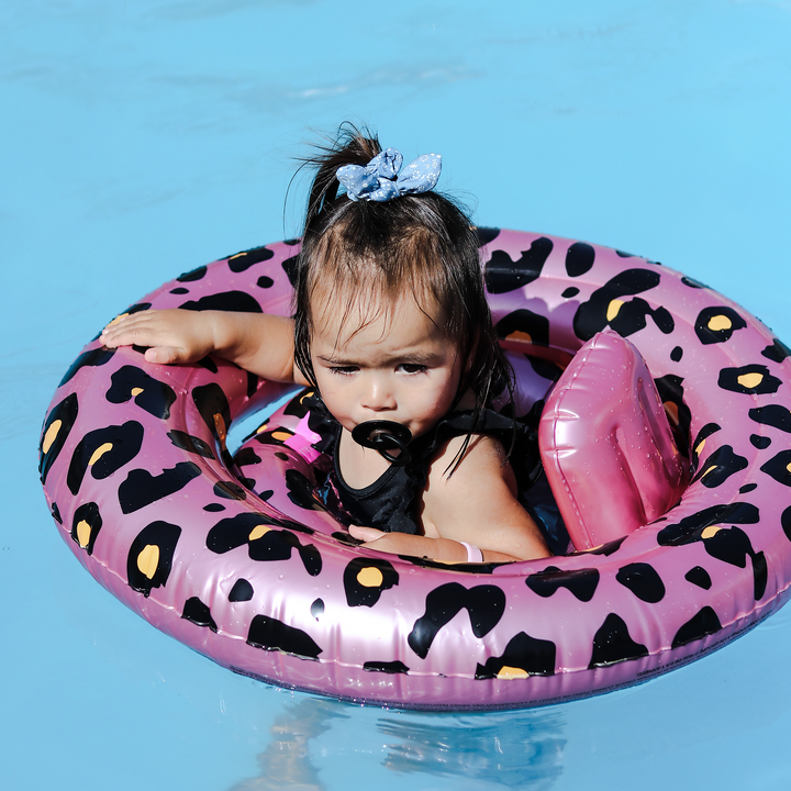 Swim Essentials - Baby Float - Rose Gold Leopard