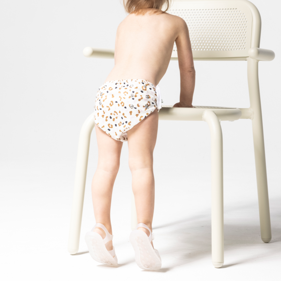 Swim Essentials - Swim Diaper - Leopard Print