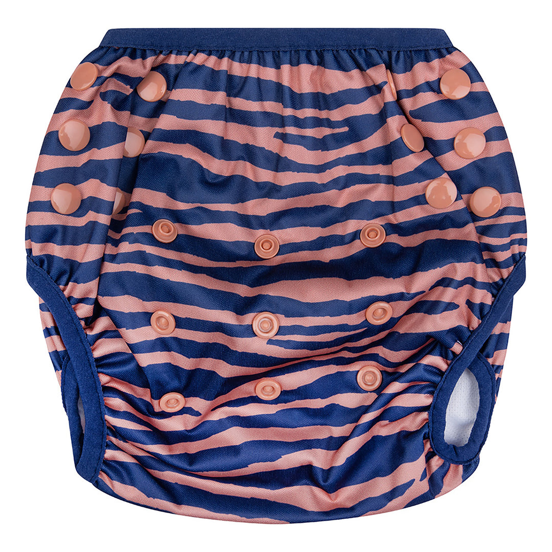 Swim Essentials - Swim Diaper - Blue Orange Zebra